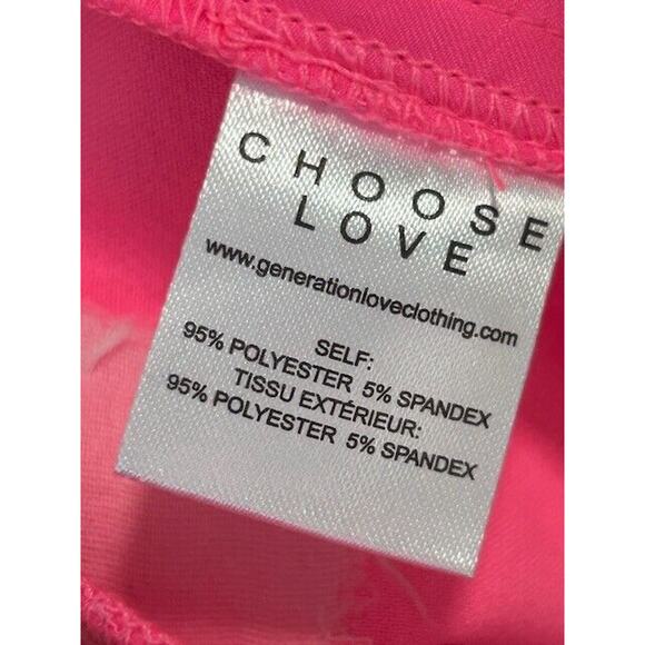 Generation Love Lucca Crepe Pants Fit & Flare Trousers Ultra Pink Size 2 NEW‎ - Picture 10 of 11